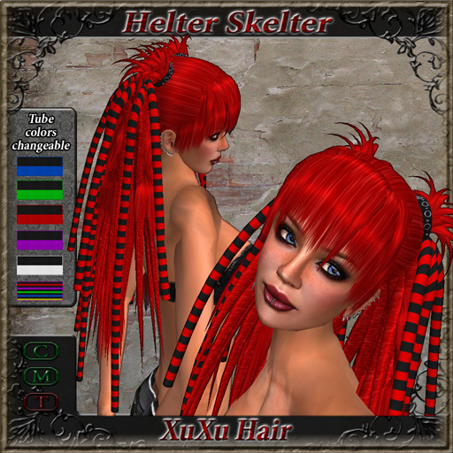 Second Life Marketplace - ~ HeLtEr SkElTeR ~ XuXu Hair (red